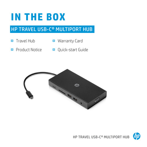 HP 65W USB-C Slim Travel Power Adapter power adapter/inverter