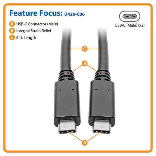 Tripp Lite U420-C06 USB cable
