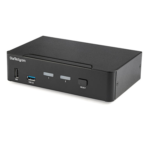 KVM Switch StarTech 2 Port DisplayPort 4K 60Hz USB Hub