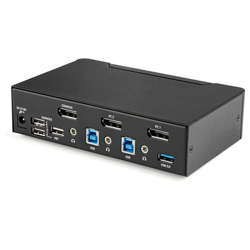 KVM Switch StarTech 2 Port DisplayPort 4K 60Hz USB Hub