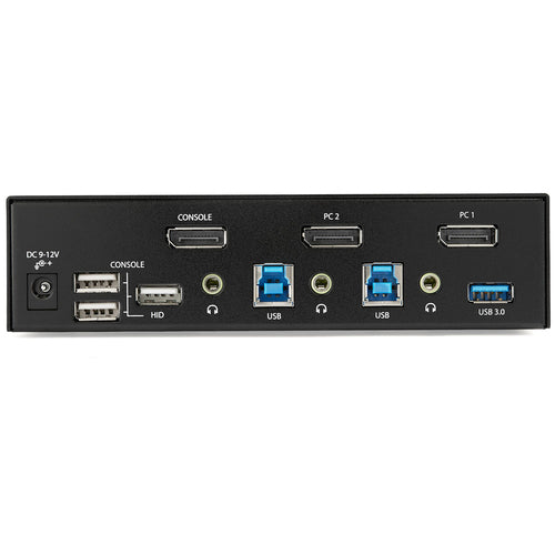 KVM Switch StarTech 2 Port DisplayPort 4K 60Hz USB Hub