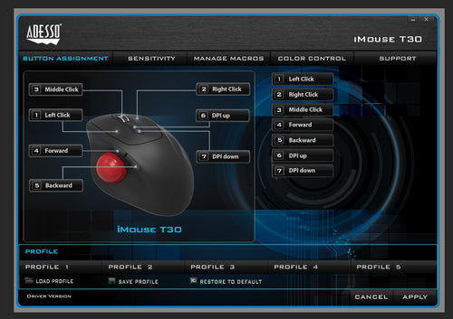Adesso iMouse T30 mouse