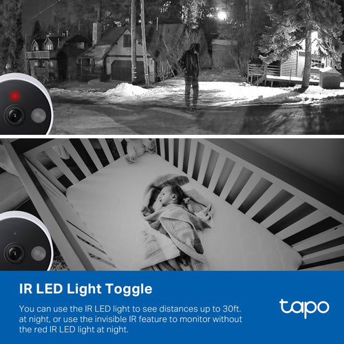Security Camera TP-Link Tapo C120 Indoor/Outdoor 120° Wired Wireless - TAPO C120