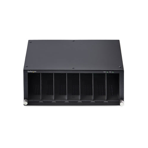 7-Slot Unmanaged Media Converter Chassis StarTech 10in Rackmount TAA Compliant