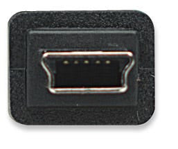 USB-A to Mini-USB Cable 1.8m Male to Male 480Mbps Black