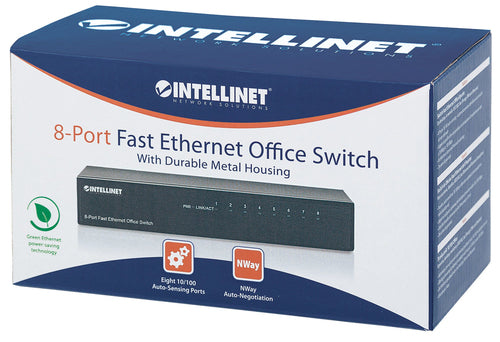Intellinet 8-Port Fast Ethernet Office Switch