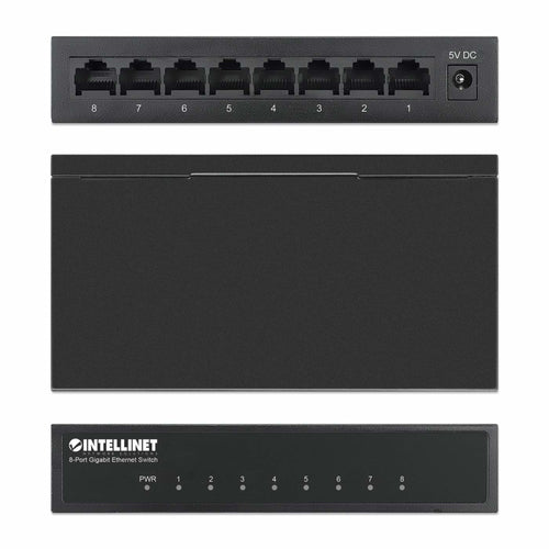 8-Port Gigabit Ethernet Switch Metal Housing IEEE 802.3az Full Duplex