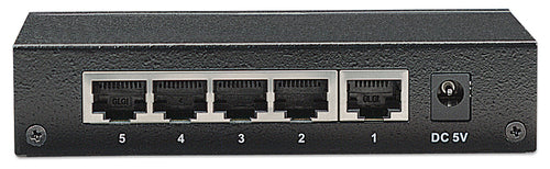 Network Switch Intellinet 5-Port Gigabit Ethernet 1000 Mbps Desktop Metal Housing
