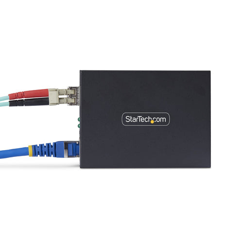 Media Converter StarTech.com MCM1110SMLC20 Single-Mode LC 20km 2000 Mbit/s Gigabit Ethernet - MCM1110SMLC20