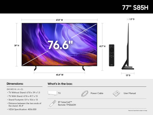 Samsung QN77S85HAEXZA TV