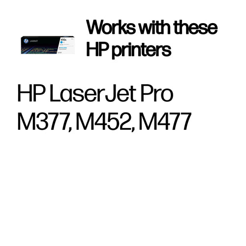HP 410A Cyan LaserJet Toner Cartridge 2300 Pages Original