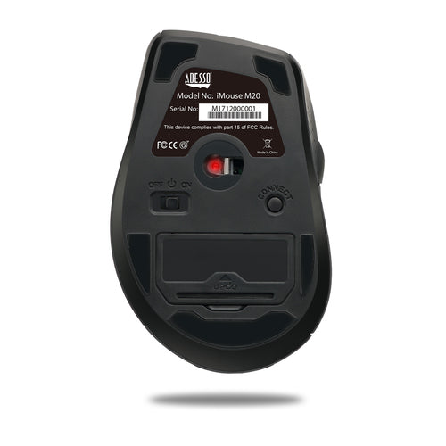 Mouse Adesso iMouse M20B Wireless Ergonomic Optical 1600 DPI Right-hand - IMOUSE M20B