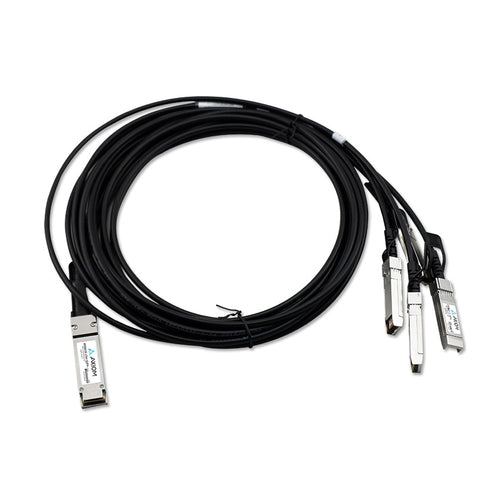 Fibre Optic Cable Axiom 100G QSFP28 1m Male to Male 4x SFP28