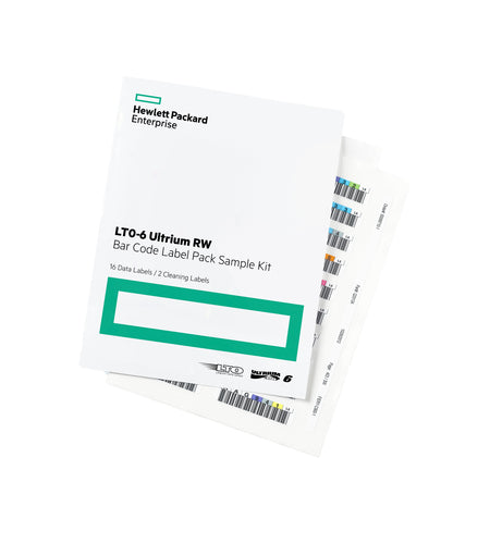 HPE LTO-6 Ultrium RW Bar Code Label Pack