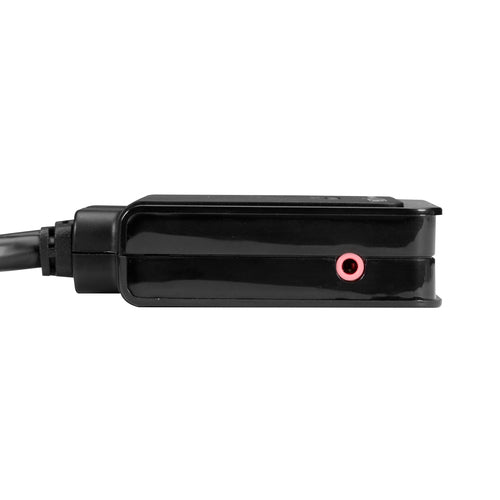 KVM Switch Black Box 2-Port 4K DisplayPort Easy Device Management