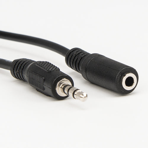Audio Cable Rocstor Y10A223-B1 1.8m Male to Female Black