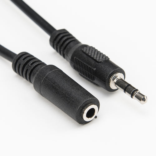 Audio Cable Rocstor Y10A223-B1 1.8m Male to Female Black