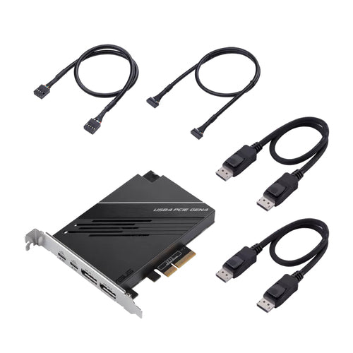 Interface Card ASUS USB4 PCIe Gen4 DisplayPort USB-C Male - 90MC0CE0-M0EAY0