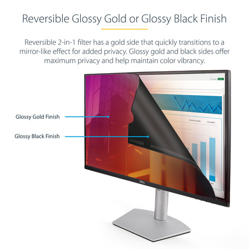 Privacy Screen StarTech 24-Inch Reversible Filter 16:10 Glossy