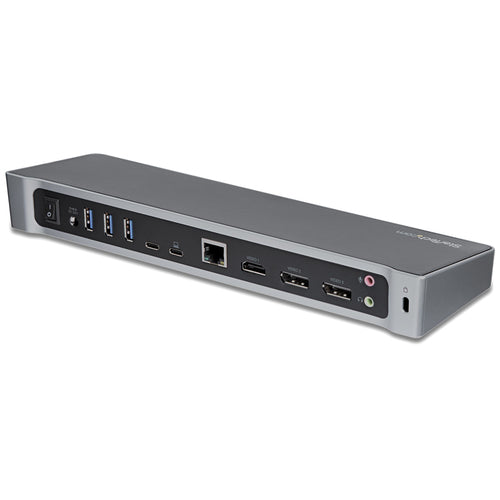 4K USB-C Dock Triple UHD Monitor Hub 100W Power Delivery