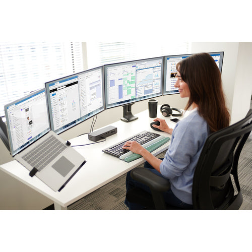 Dual Monitor Arm Mount Height-Adjustable SmartFit Kensington