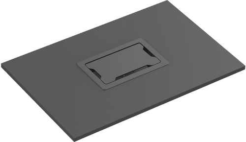Cable Organizer Vision TC3 SURRTB Desk Plastic Steel Black White - TC3 SURRTB