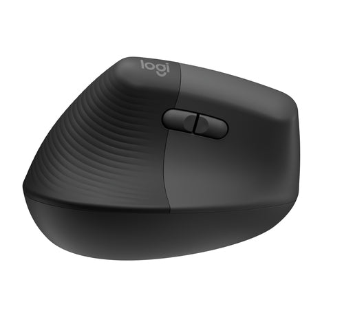 Logitech Lift Left Vertical Ergonomic Mouse Wireless Bluetooth 4000 DPI Graphite