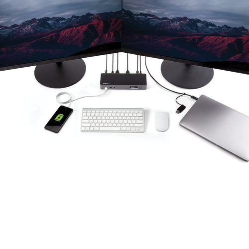 Laptop Dock StarTech.com DK30C2DPPDUE Dual 4K DP HDMI USB-C USB-A - DK30C2DPPDUE