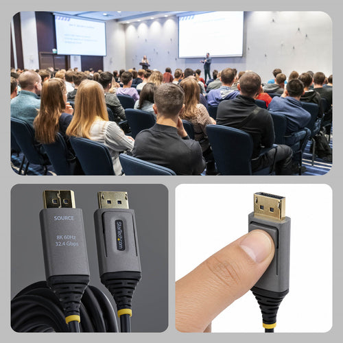 StarTech.com 8K-AOC-50M-DP-CABLE DisplayPort cable