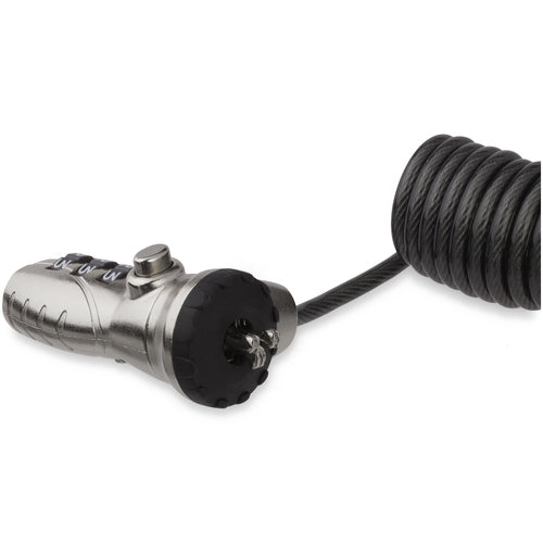 Cable Lock StarTech.com LTLOCK3DCOIL 6ft Self-Coiling Steel Anti-Theft