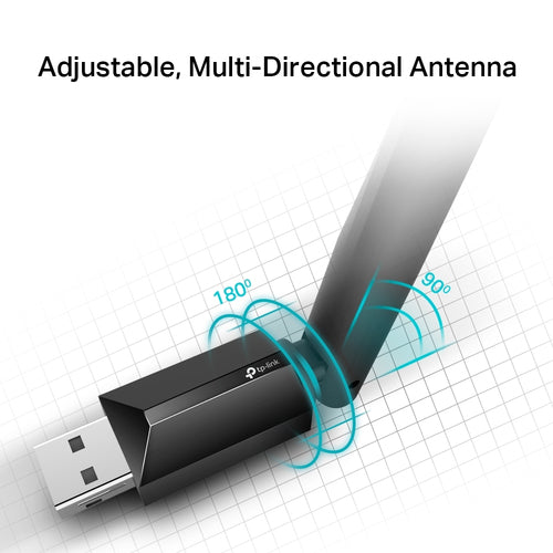 USB WLAN Adapter TP-Link Archer T2U Plus 600 Mbit/s Internal Wired - ARCHER T2U PLUS