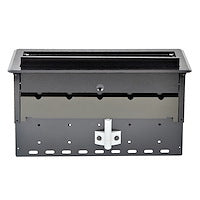 Cable Organizer StarTech.com BOX4MODULE Dual-Module Aluminum Steel Black