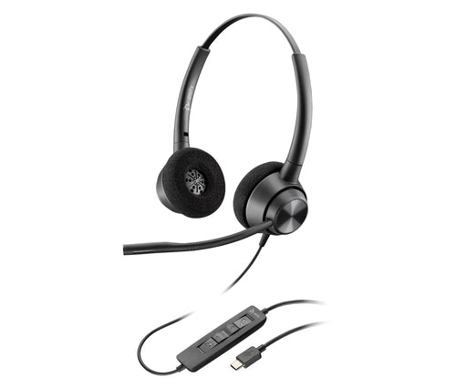 USB-C Headset HP Poly EncorePro 320 Wired Calls/Music 70g - 767F9AA