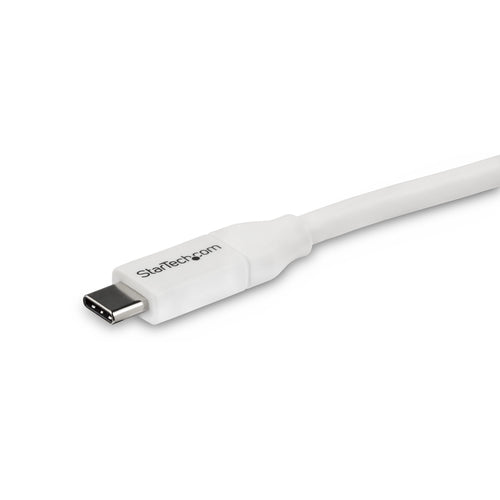 USB Cable StarTech USB-C to USB-C 5A PD 4m USB 2.0 White - USB2C5C4MW