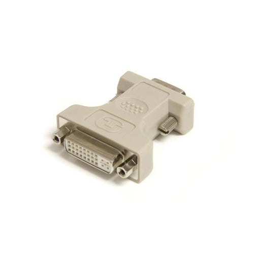 DVI to VGA Cable Adapter F/M DVI-I Beige Connector