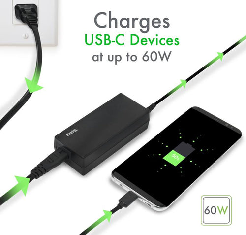 Plugable Technologies USBC-PS-60W power adapter/inverter