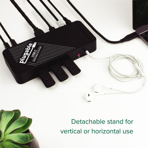 USB 3.2 Gen 1 Type-C Docking Station Plugable UD-CA1A 1000Mbps