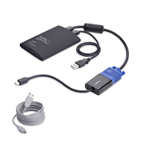 KVM Switch StarTech.com NOTECONS02-VGA-MDP USB/VGA/Mini DisplayPort 1920x1200 - NOTECONS02-VGA-MDP