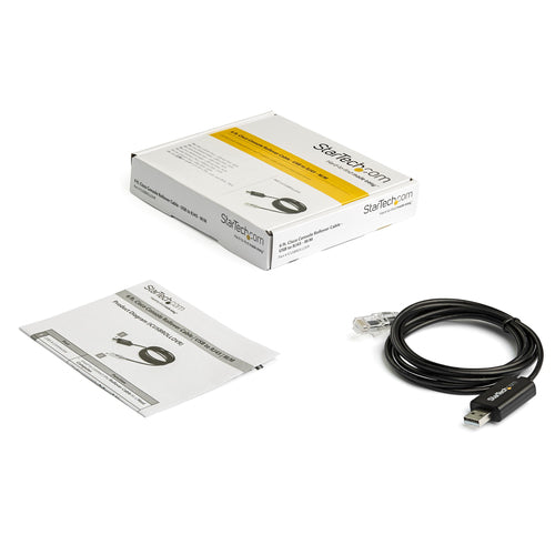 USB to RJ45 Console Cable StarTech.com 6 ft USB 2.0 Black
