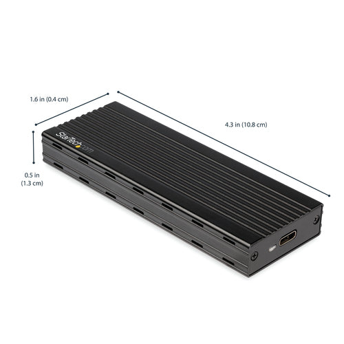 M.2 NVMe SSD Enclosure USB-C 10Gbps Portable Aluminum Case