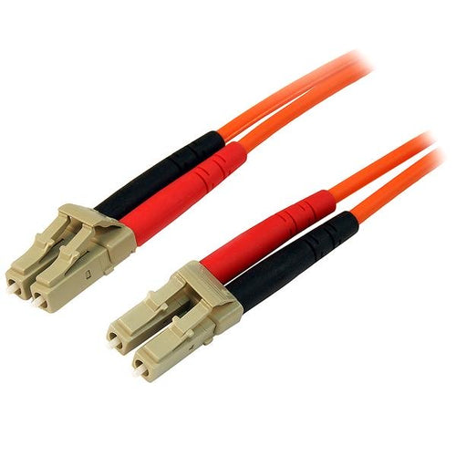 Fiber Optic Cable StarTech 1m Multimode Duplex LC to LC 50/125 OM2