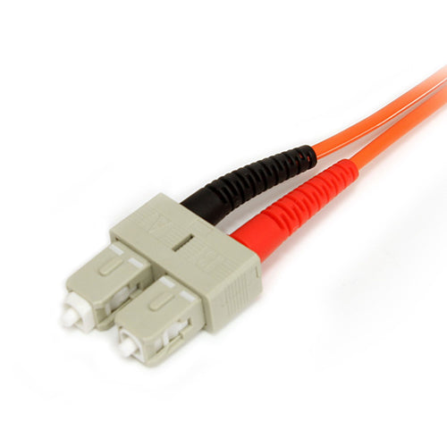 Fiber Optic Cable StarTech.com FIBLCSC1 Multimode Duplex 1m LC to SC
