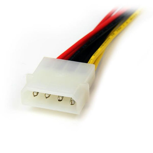 LP4 to 2x SATA Power Y Cable Adapter 12in for Internal Power Supply