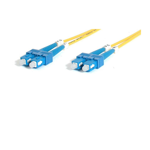 StarTech.com 2m Single-Mode Duplex Fiber Optic Cable SC/SC 9/125 LSZH