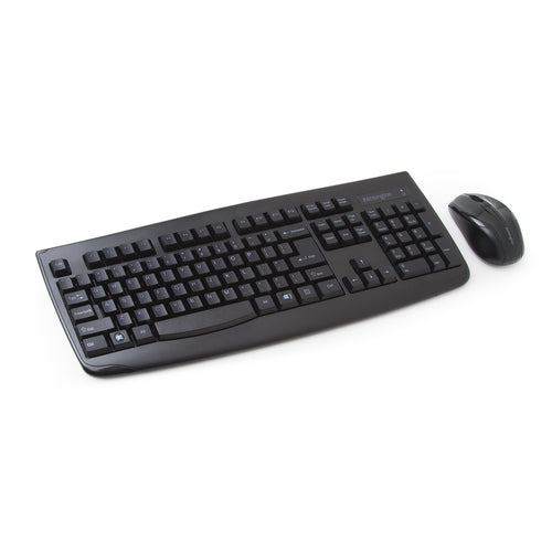 Wireless Keyboard Kensington K72324USA Full-Size QWERTY Black Mouse Set