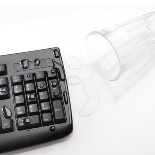 Wireless Keyboard Kensington K72324USA Full-Size QWERTY Black Mouse Set