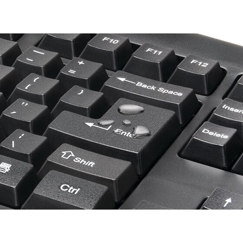 Wireless Keyboard Kensington K72324USA Full-Size QWERTY Black Mouse Set