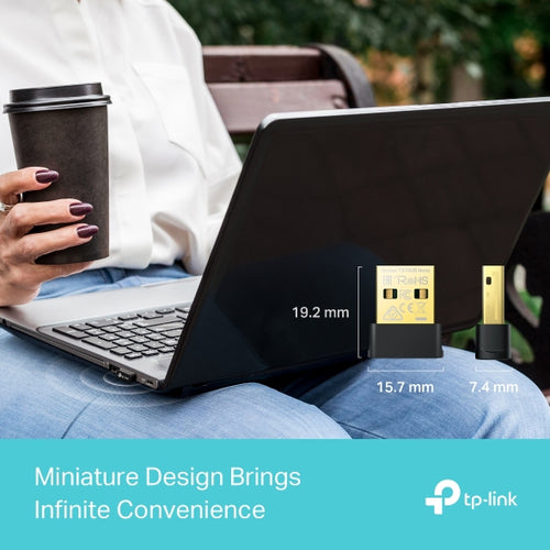 Wireless Adapter TP-Link Archer TX10UB Nano USB Bluetooth 600Mbit/s