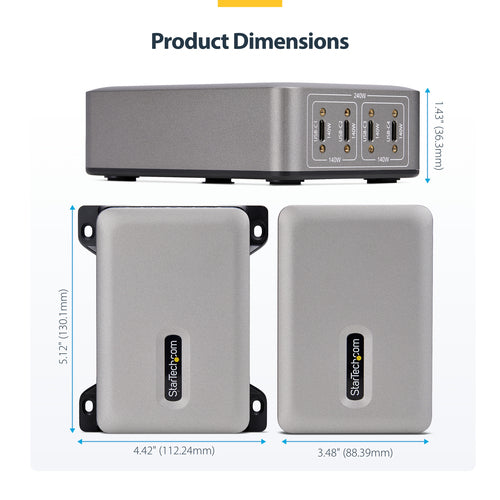 StarTech.com 424DEU-USB-C-CHARGER mobile device charger