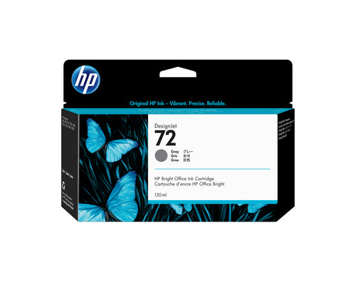 Ink Cartridge HP 72 130-ml Gray Thermal Inkjet Compatible DesignJet T610 T620 T770 T1100